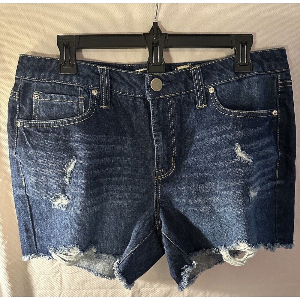 Womens Seven Weekend Denim Shorts, Size 10